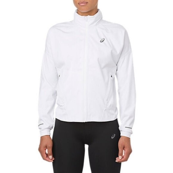 Nwt Asics | Accelerate Jacket In Brilliant White - Picture 1 of 15